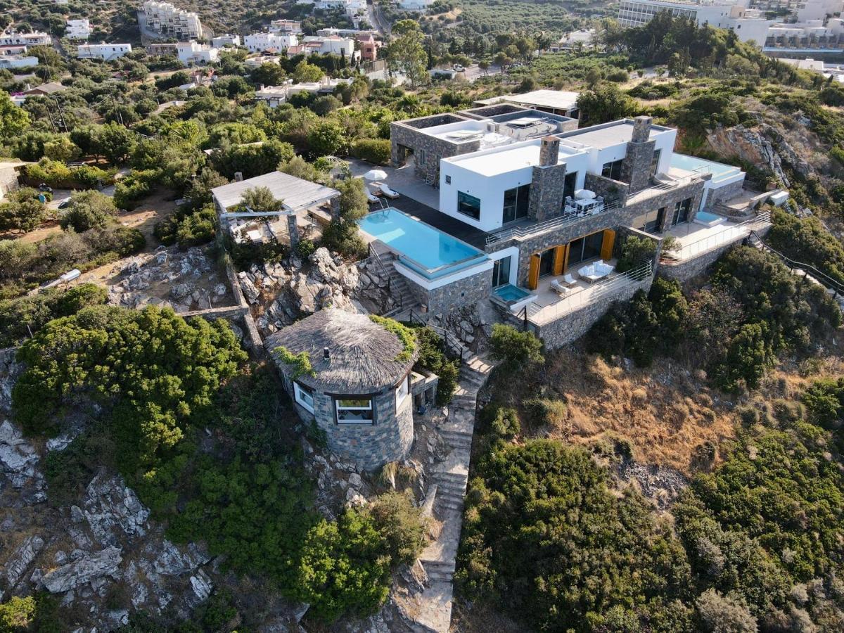 Villa Aiolos: Above The Sea, Within Agios Nikolaos Exterior photo