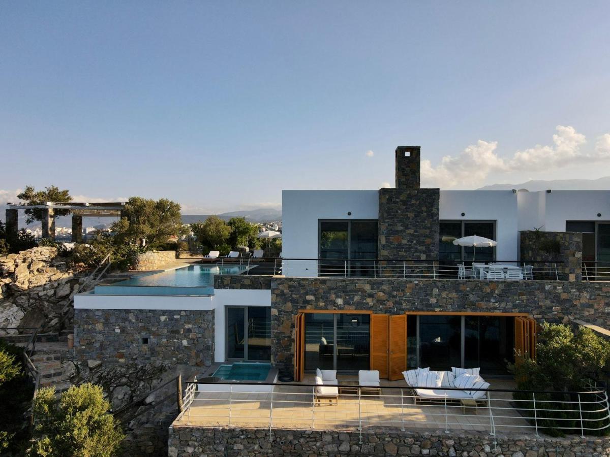 Villa Aiolos: Above The Sea, Within Agios Nikolaos Exterior photo